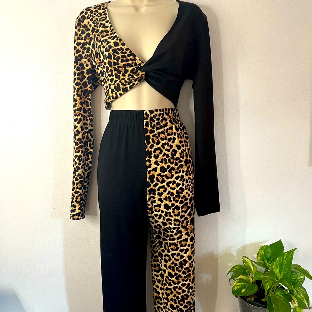 Matching leopard Print Set from Fashion Nova